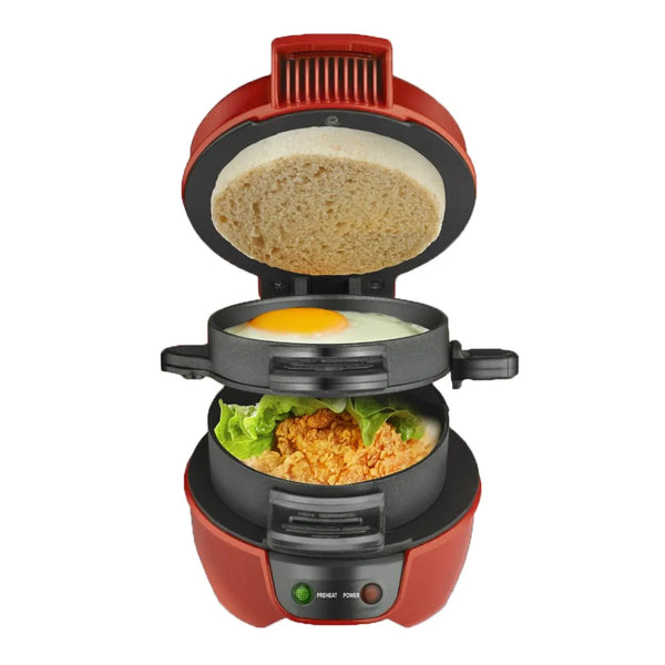 GastroPress Elite — The All-in-One Gourmet Burger & Breakfast Maker.