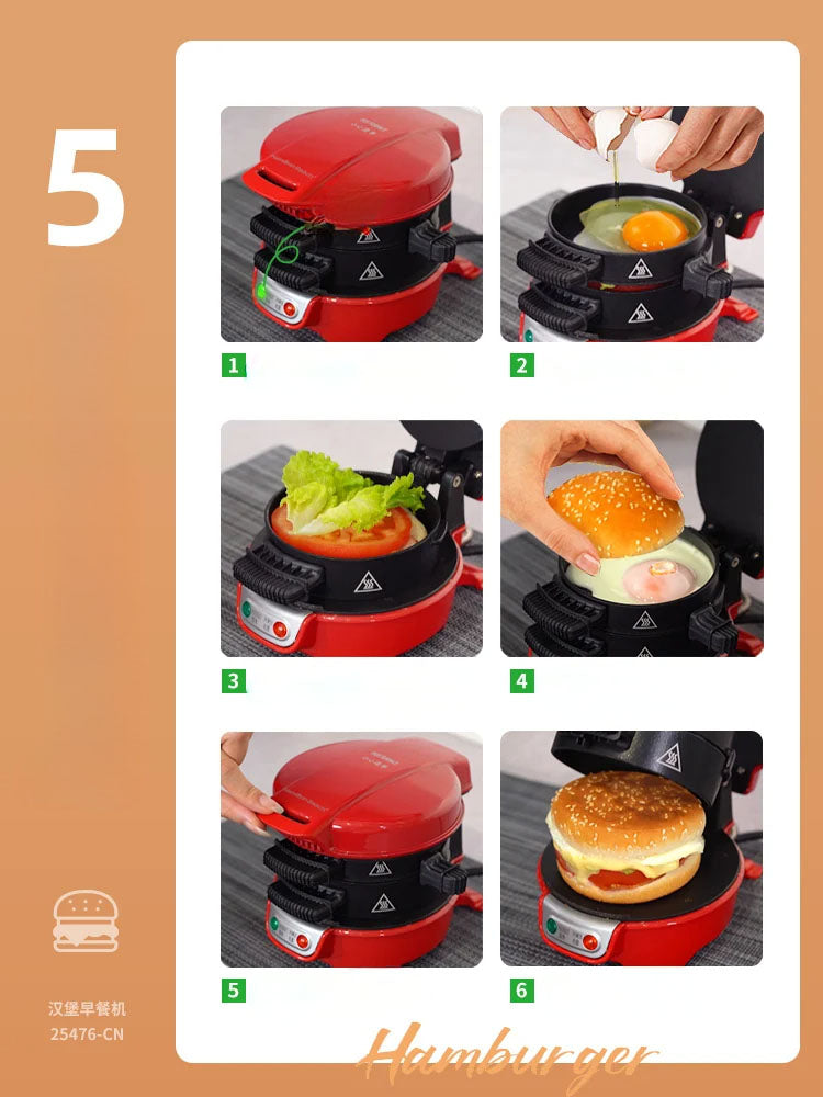 GastroPress Elite — The All-in-One Gourmet Burger & Breakfast Maker.