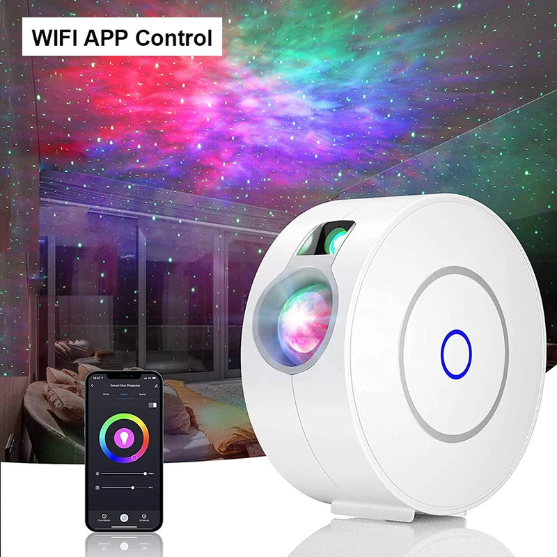 WiFi Smart Galaxy & Aurora Night Light Projector